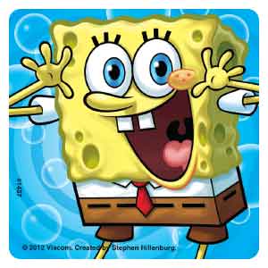 SpongeBob Closeup Faces Stickers